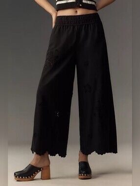 Anthropologie Somerset Pants With Small Cutout Detailing